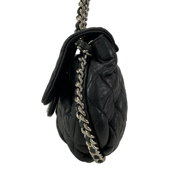 Auth CHANEL Chain Around / Matelasse A49889 Black Leather Shoulder Bag - Picture 5 of 16